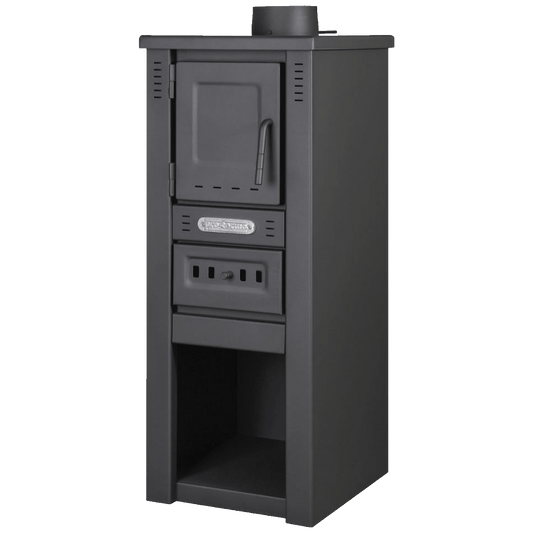 pro-termo Peć na čvrsto gorivo, 6kW, crna - LAVA Basic