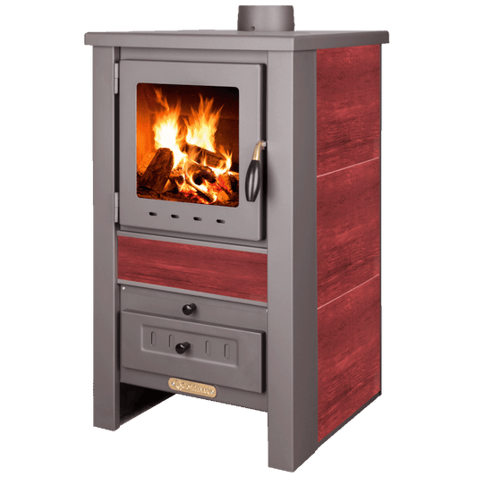 pro-termo Peć na čvrsto gorivo, 7.5kW - NOVA G Pro, Crvena