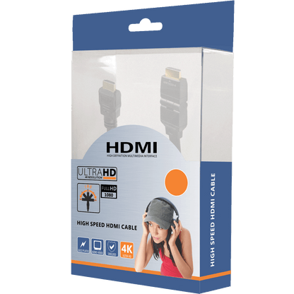 ZED electronic HDMI kabl, 1.8 met, ver. 1.4, 4K, 3D, HEC, HDCP, ARC - HDMI2/1.8