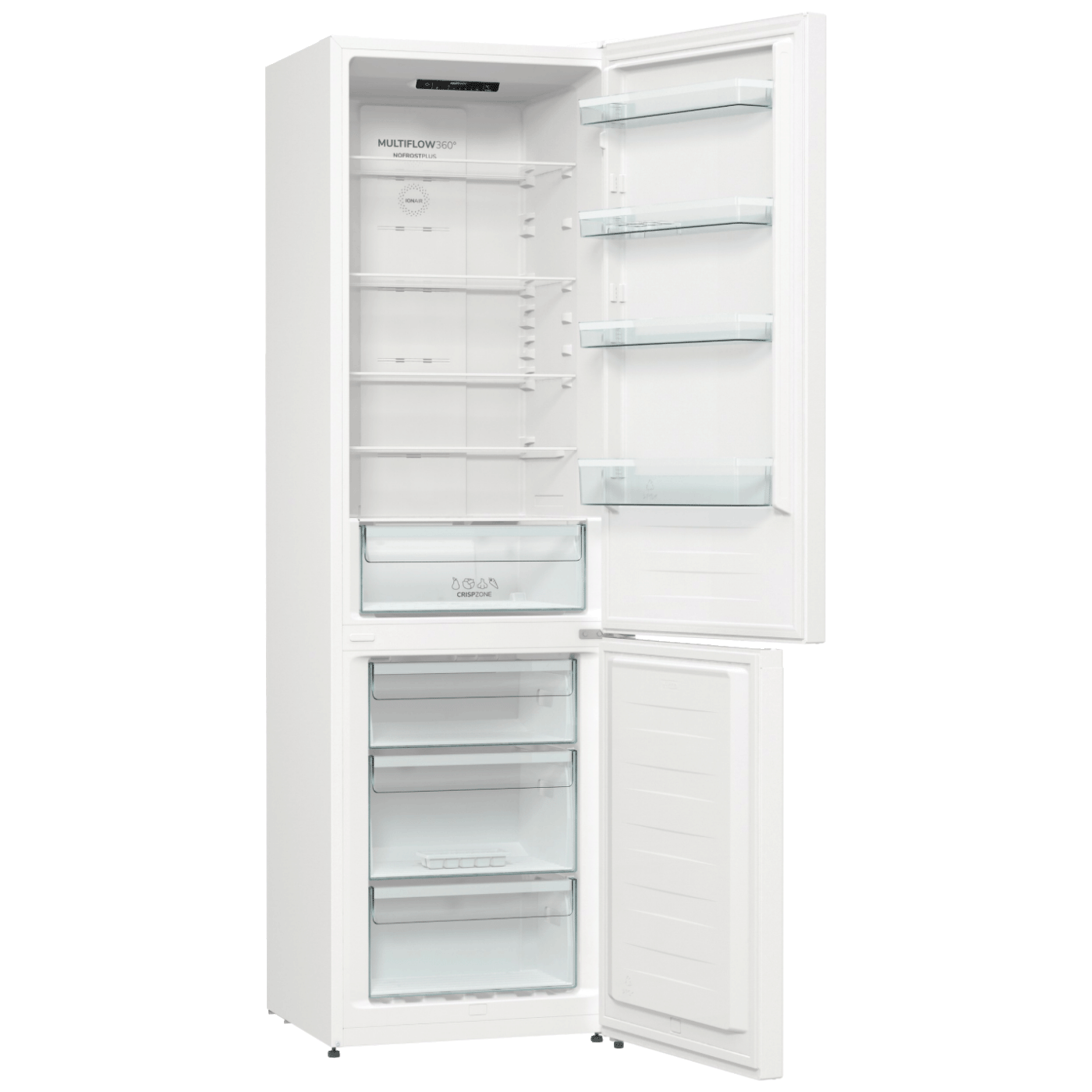 Gorenje Frižider/Zamrzivač, ukupna zapremina 331 l, No Frost Plus, E - NRK6202EW4