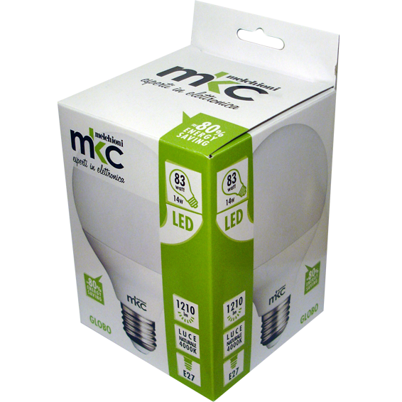 MKC Sijalica, LED 14W, E27, 4000K,prirodno bijela svjetlost - LED GLOBO E27/14W-N