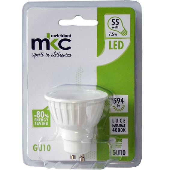 MKC Sijalica,LED 7.5W, 220V AC, 100° prirodno bijela svjetlost - LED MR-GU10/7.5W-N
