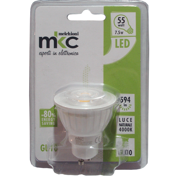 MKC Sijalica,LED 7.5W, 220V AC, 38° prirodno bijela svjetlost - LED MR-GU10/7.5W-N