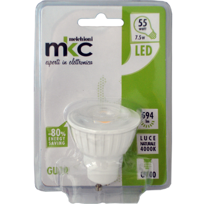 MKC Sijalica,LED 7.5W, 220V AC,60° prirodno bijela svjetlost - LED MR-GU10/7.5W-N