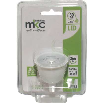 MKC Sijalica, LED 7.5W, 4000K,12V DC, prirodno bijela svjetlost - LED MR1638 GU5.3/7.5W-N