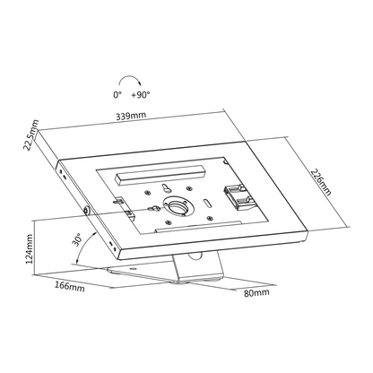 Maclean Zidni/Stolni nosač za iPad,Samsung Galaxy,Tab A, 9.7"-11" - MC-475W