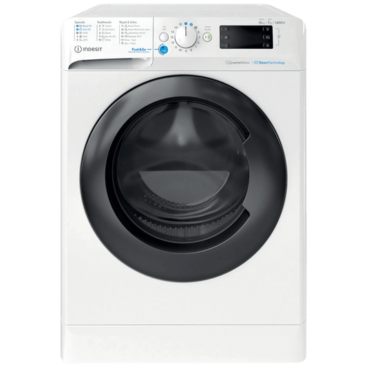 Indesit Mašina za veš /sušilica, 1400 obrtaja, 10/7 kg, D - BDE 107436 WKV EE