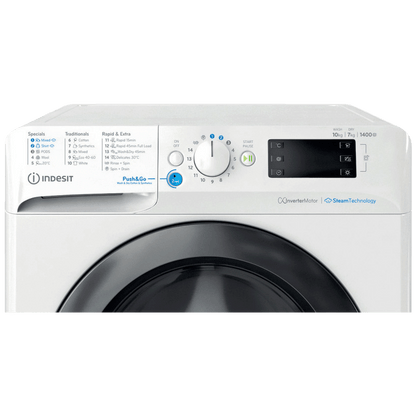 Indesit Mašina za veš /sušilica, 1400 obrtaja, 10/7 kg, D - BDE 107436 WKV EE