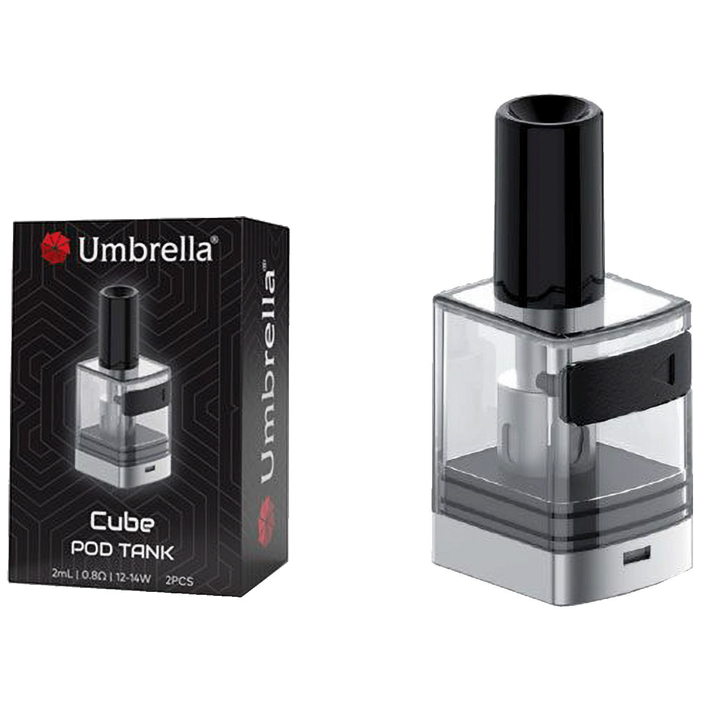 Umbrella Pod tank sa grijačem 0.8 Ohm. za Umbrella Cube - Pod za Umbrella Cube