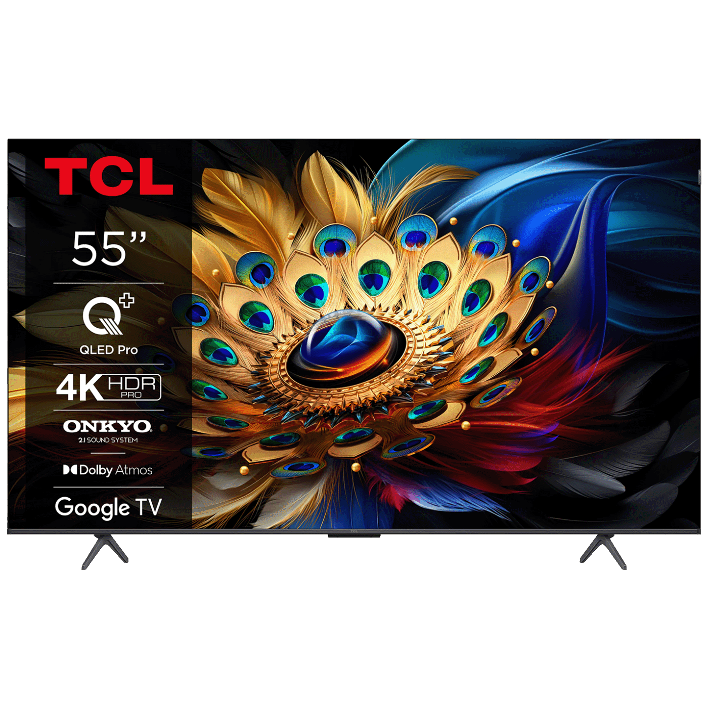 TCL Televizor Smart QLED 4K UltraHD 55", Google TV - 55C655