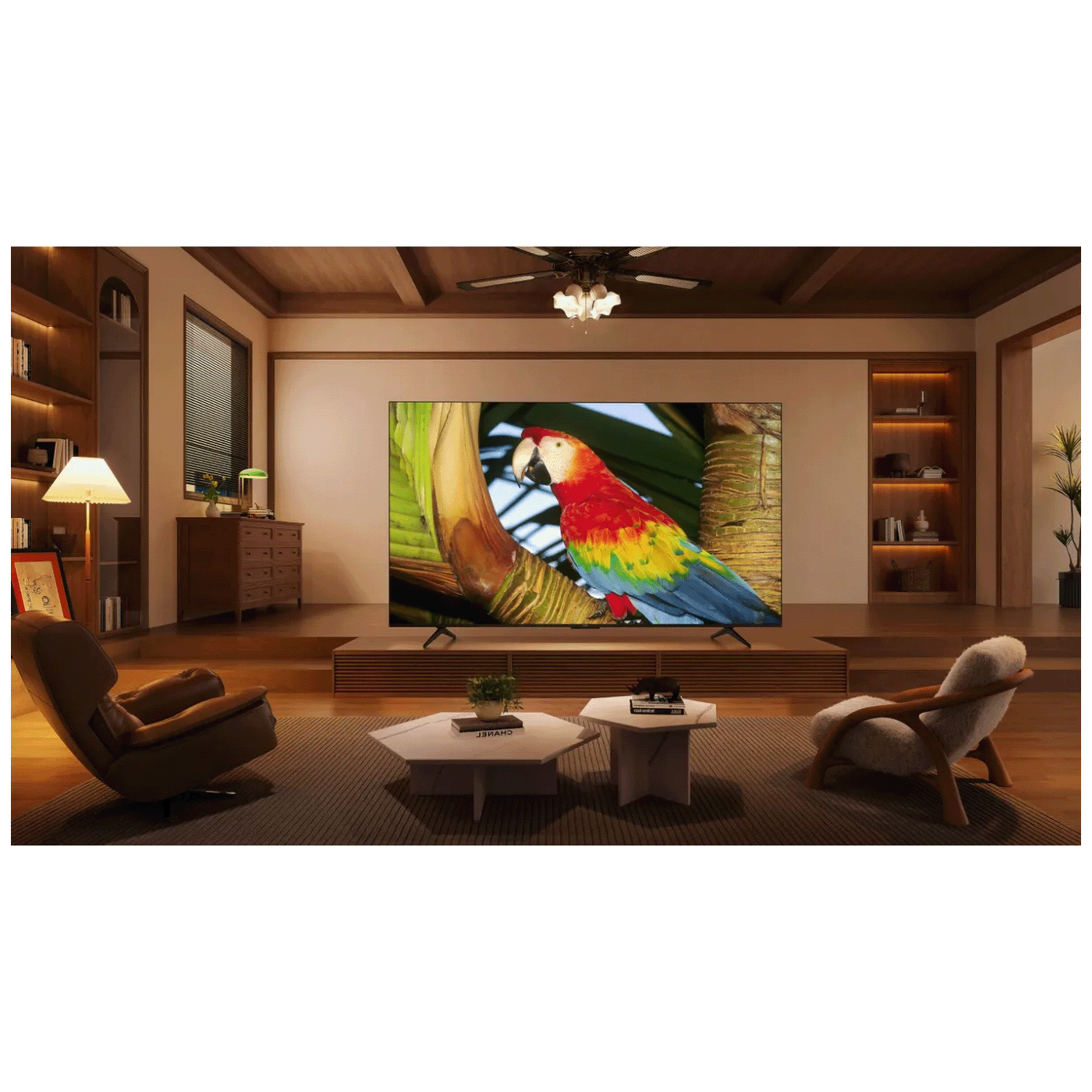 TCL Televizor Smart QLED 4K UltraHD 55", Google TV - 55C655