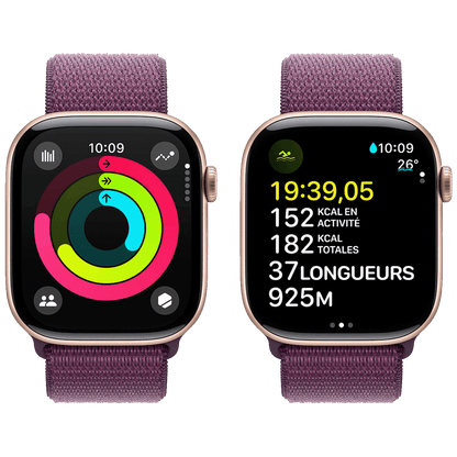 Apple Pametni sat, 1.96" LTPO3 OLED zaslon, vodootporan BT, WiFi - Watch Series 10 GPS 46mm Rose Gold