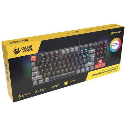 Tracer Tastatura sa LED osvjetljenjem, gaming, mehanička - GAMEZONE Blade 87