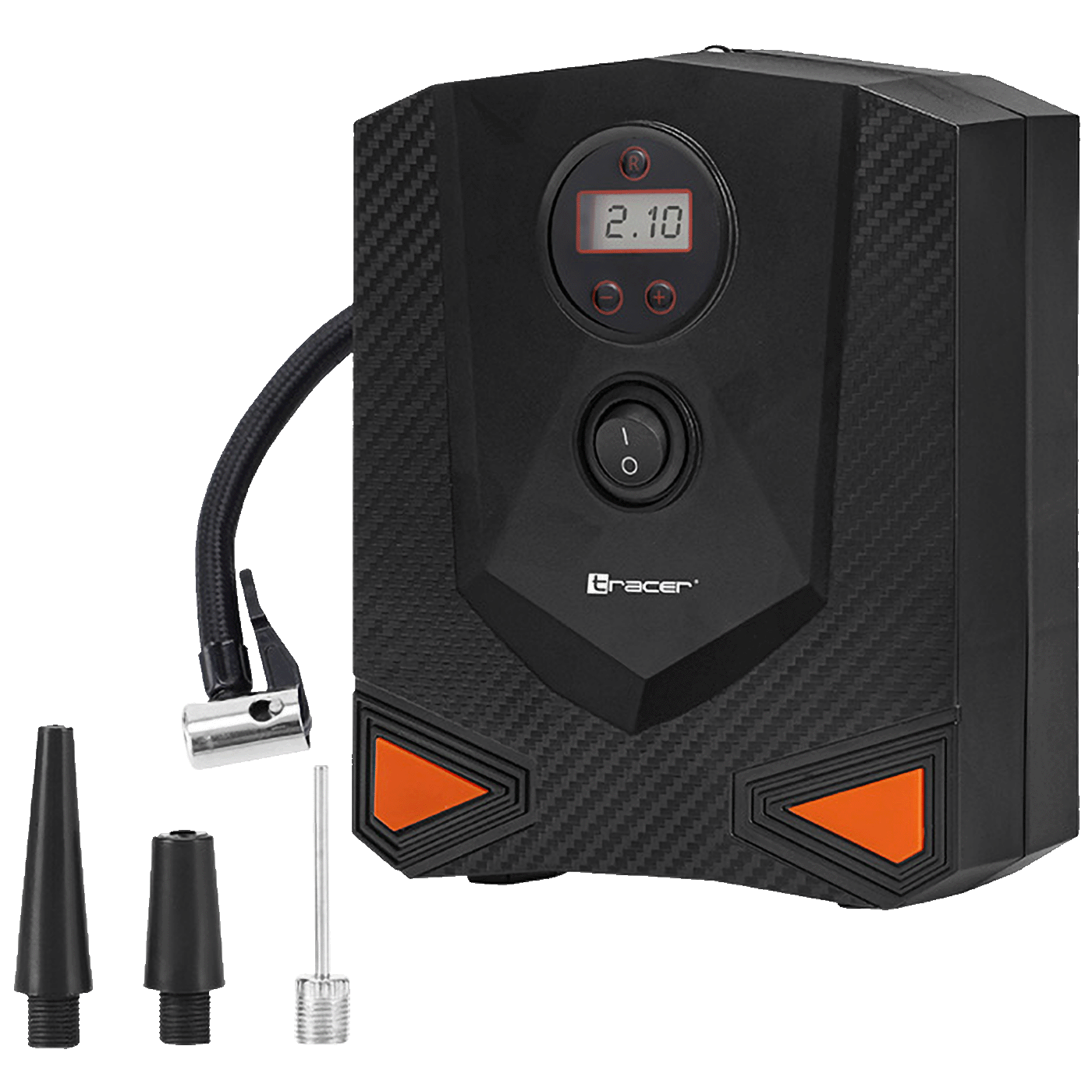 Tracer Kompresor, LCD zaslon, DC 12V, 120 PSI, 8 bar, 120W - RES-04-EL