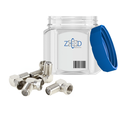 ZED electronic F-Konektor kutni, pakiranje 50 komada - FKK/50