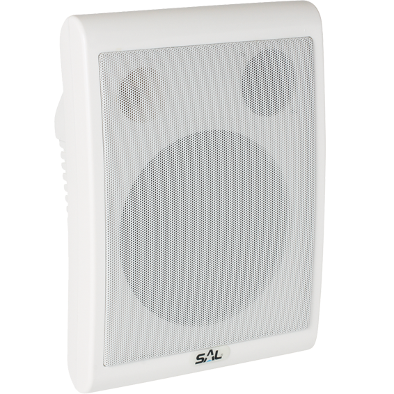SAL Zvučnik zidni 10W, 110V, 165mm, 8 Ohm, bijela boja - WAS 2