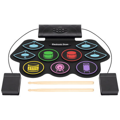 home Električni bubnjevi, set, sklopivo, Bluetooth, 1000 mAh - HRD1