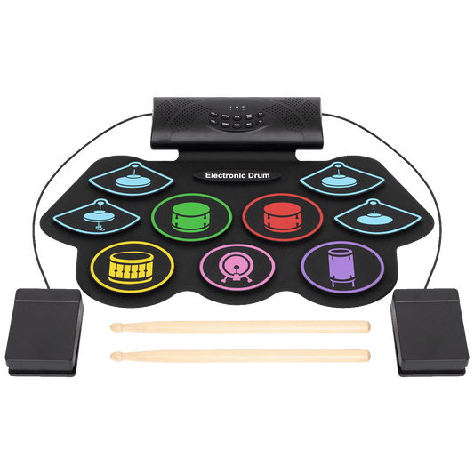 home Električni bubnjevi, set, sklopivo, Bluetooth, 1000 mAh - HRD1