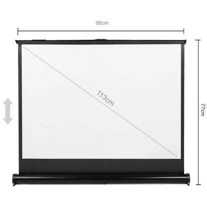 Maclean Platno za projektor, samostojeći/stolni, 97 x 77 cm - MC-961
