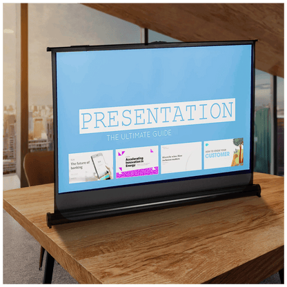 Maclean Platno za projektor, samostojeći/stolni, 97 x 77 cm - MC-961