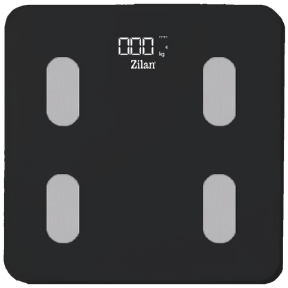 Zilan Pametna vaga, tjelesna, do 180 kg, LED zaslon, Bluetooth - ZLN8980