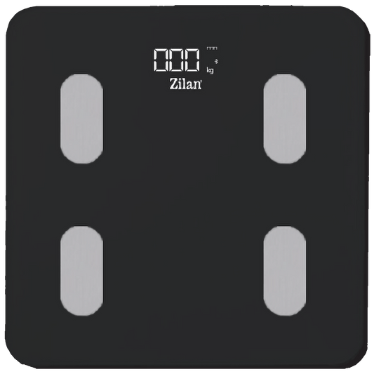 Zilan Pametna vaga, tjelesna, do 180 kg, LED zaslon, Bluetooth - ZLN8980
