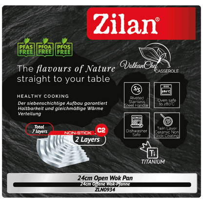Zilan Wok tava, 24 cm - ZLN0934