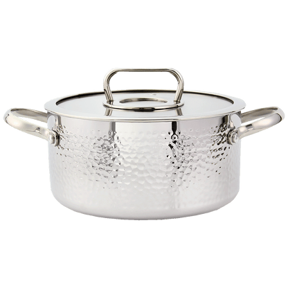 Zilan Lonac sa staklenim poklopcem, 24 cm, troslojno posuđe - ZLN1320