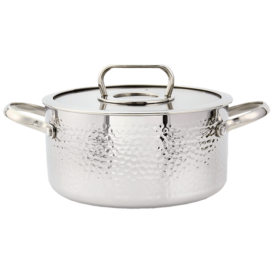 Zilan Lonac sa staklenim poklopcem, 24 cm, troslojno posuđe - ZLN1320