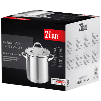 Zilan Lonac sa staklenim poklopcem, 24 cm - ZLN1368