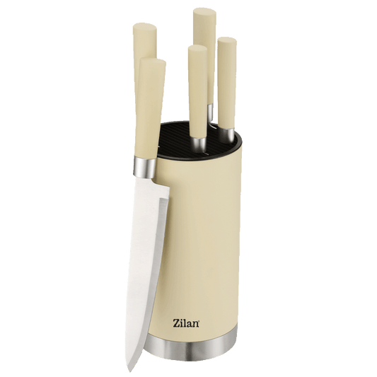 Zilan Noževi, set sa stalkom, 6/1, Retro - ZLN1610