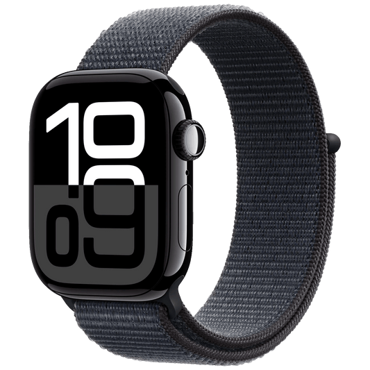 Apple Pametni sat, 1.77" LTPO3 OLED zaslon, vodootporan BT, WiFi - Watch Series 10 GPS 42mm Jet Black