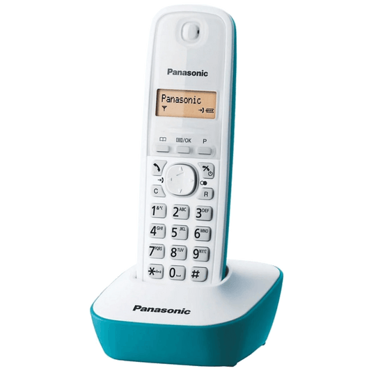 Panasonic Telefon bežični, LED display, bijelo/plavi - KX-TG1611FXC