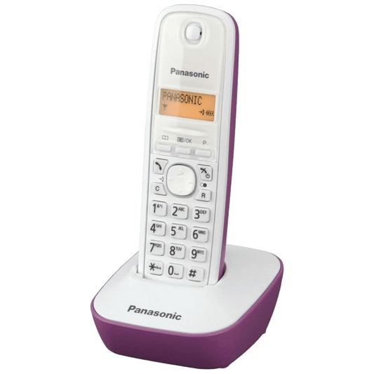 Panasonic Telefon bežični, LED display, bijelo/ljubičasti - KX-TG1611FXF