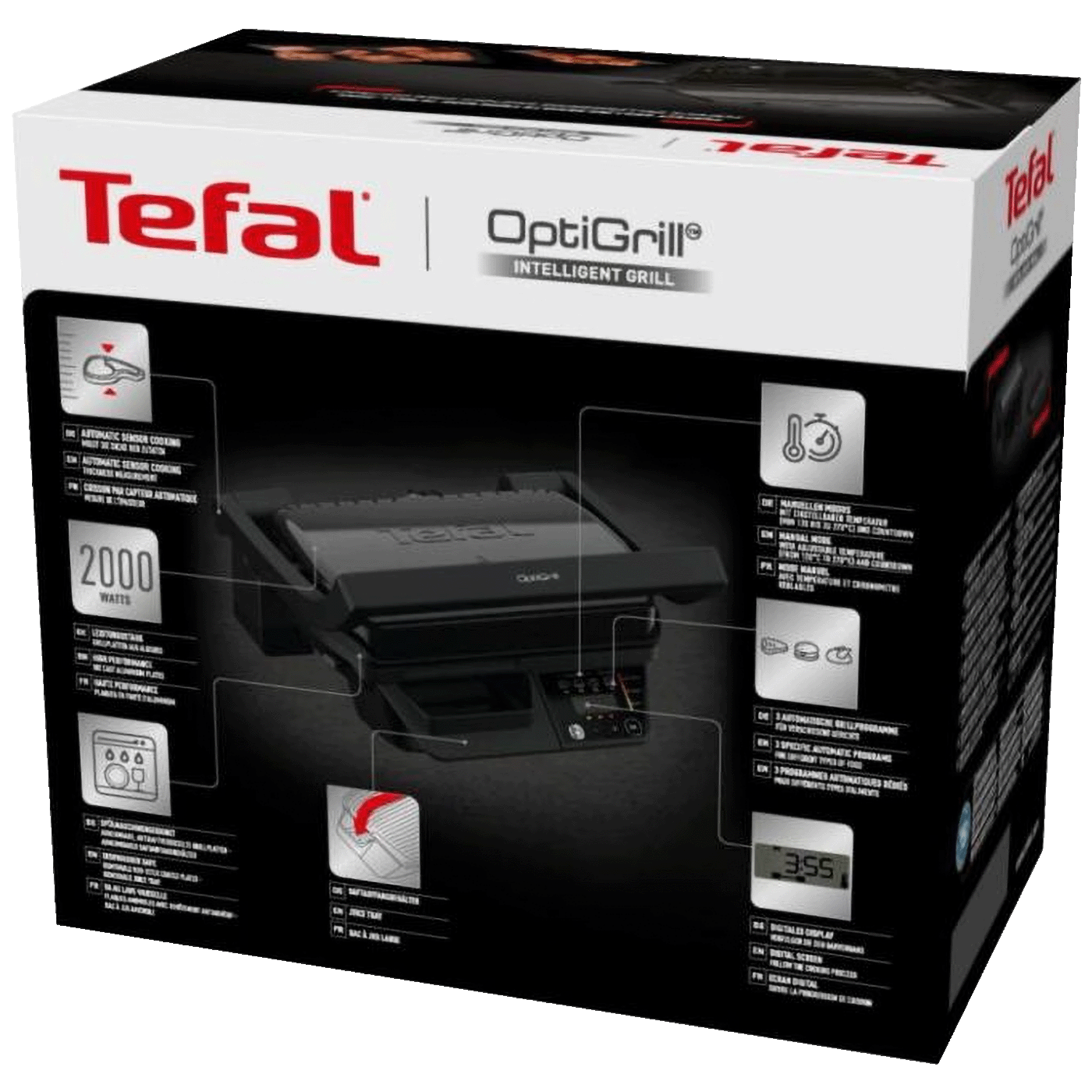 Tefal Grill kontaktni, 2000W, OptiGrill - GC7P0810