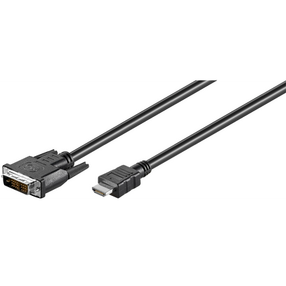 ZED electronic HDMI na DVI kabl,  2.0 met, ver. 1.4 - HDMI-DV/2.0