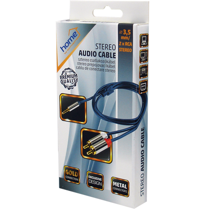 home Kabl RCA x 2 / 3,5mm x 1, dužina 1.0m - A 49-1M