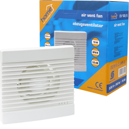 home Aspirator ugradbeni za ventilaciju 158x158mm - EV 100/S