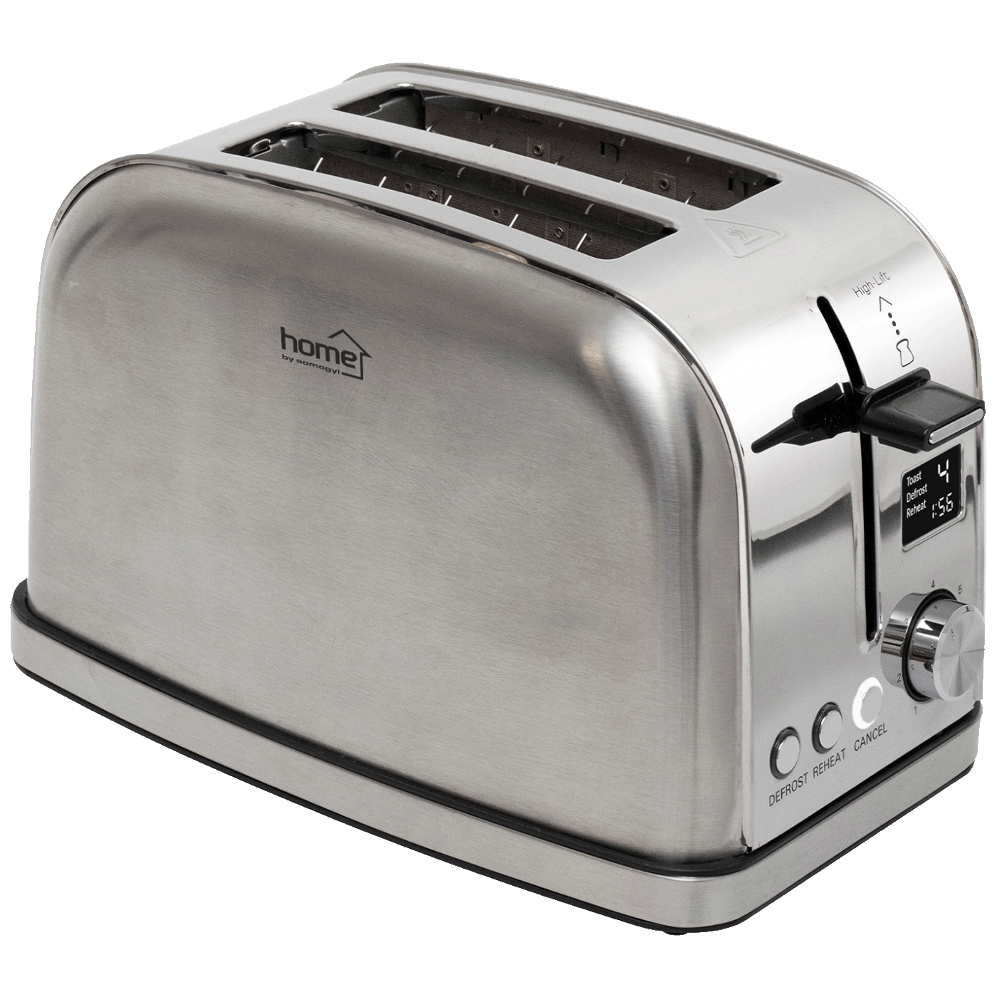 home Toster, 950W, za 2 kriške, 7 nivoa tostiranja, LCD - HGKP22LCD