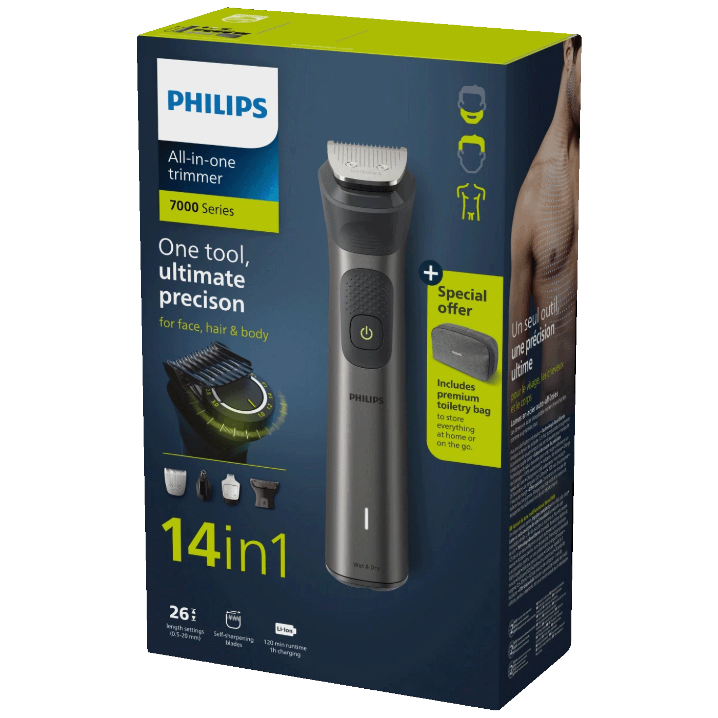 Philips Aparat za njegu lica, kosa i tijelo,  All-in-One Trimmer - MG7940/75