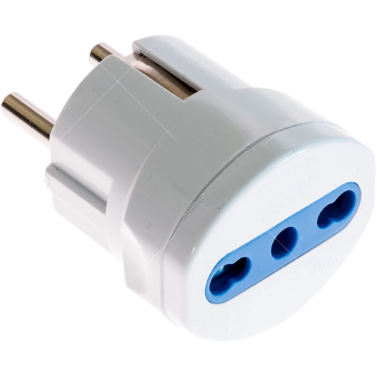 Famatel Strujni adapter 2P+T shuko /2P+T Italian - 2P+T 16A Euro/Italian