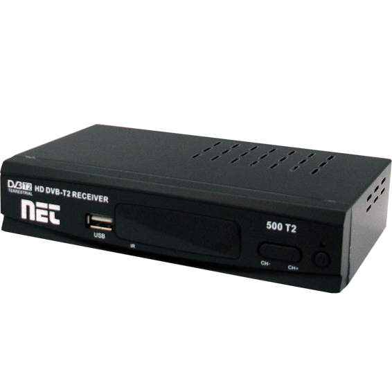 NET Prijemnik zemaljski,DVB-T2,Scart,HDMI,RF Modulator, displey - 500 T2