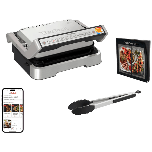 Tefal Grill kontaktni, 2u1, 2000W, Optigrill - GC773D30