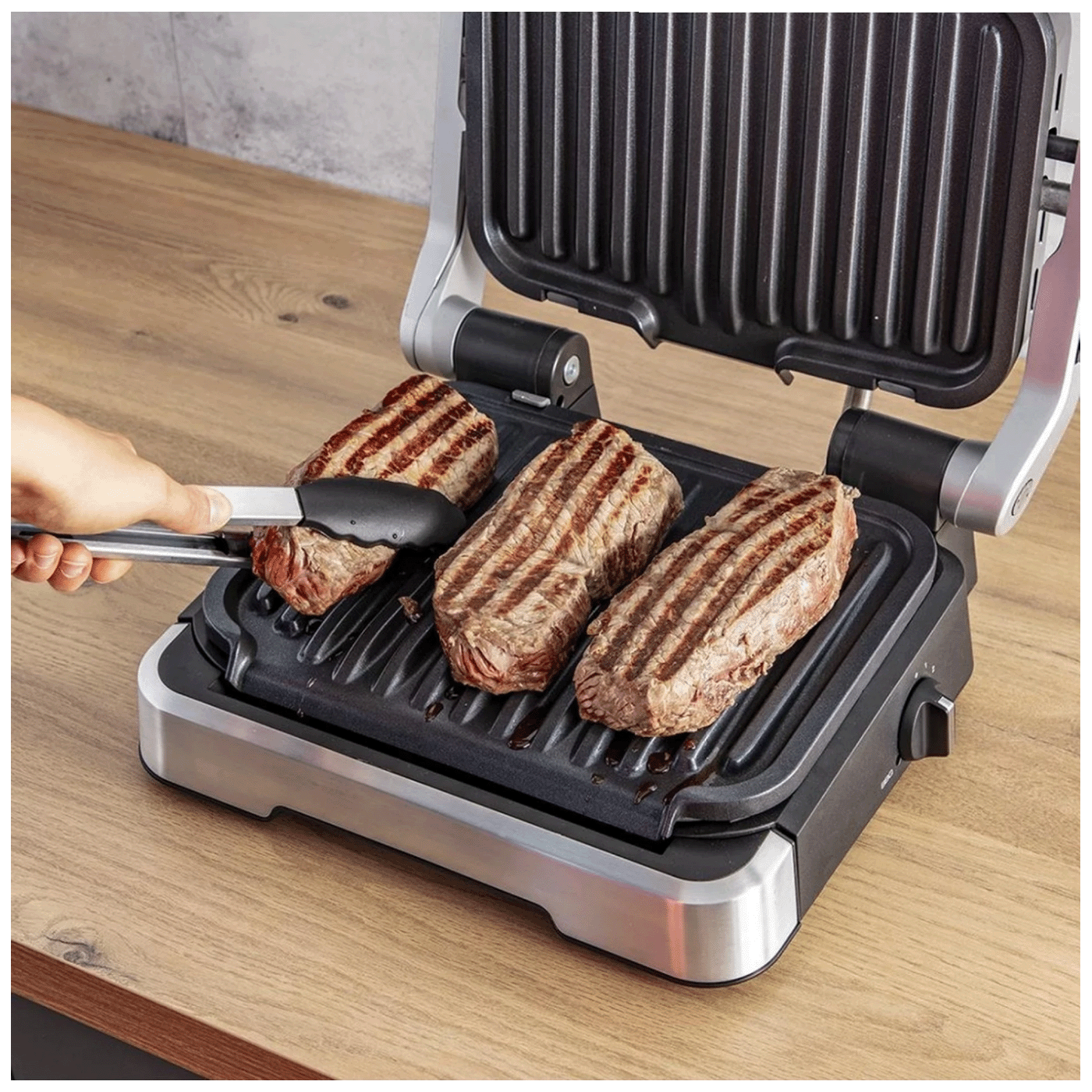 Tefal Grill kontaktni, 2u1, 2000W, Optigrill - GC773D30