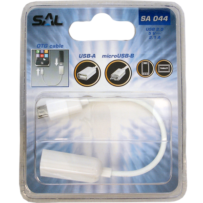 SAL USB micro OTG kabl, dužina 16 cm, USB 2.0 - SA 044