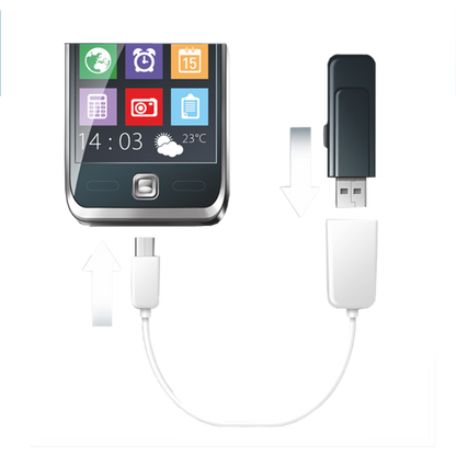 SAL USB micro OTG kabl, dužina 16 cm, USB 2.0 - SA 044