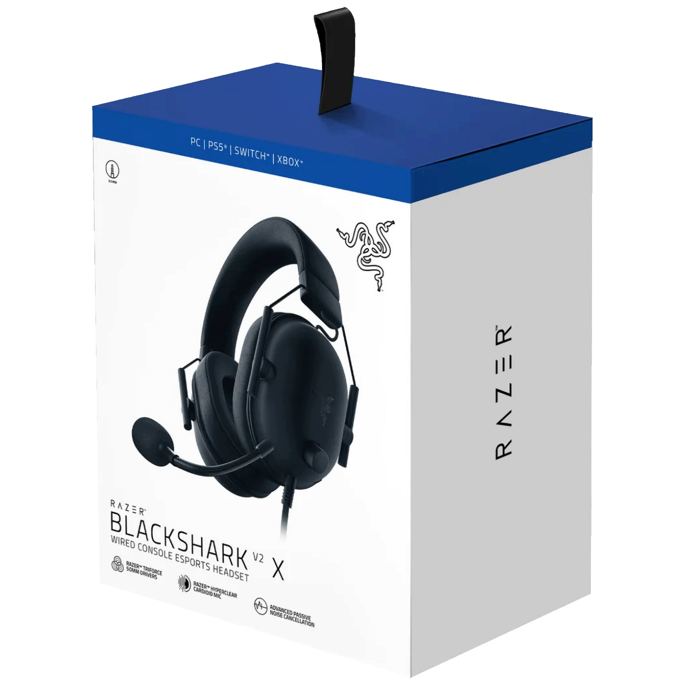 Razer Slušalice sa mikrofonom, gaming, PlayStation Edition - BlackShark V2 X  PS5 Edition