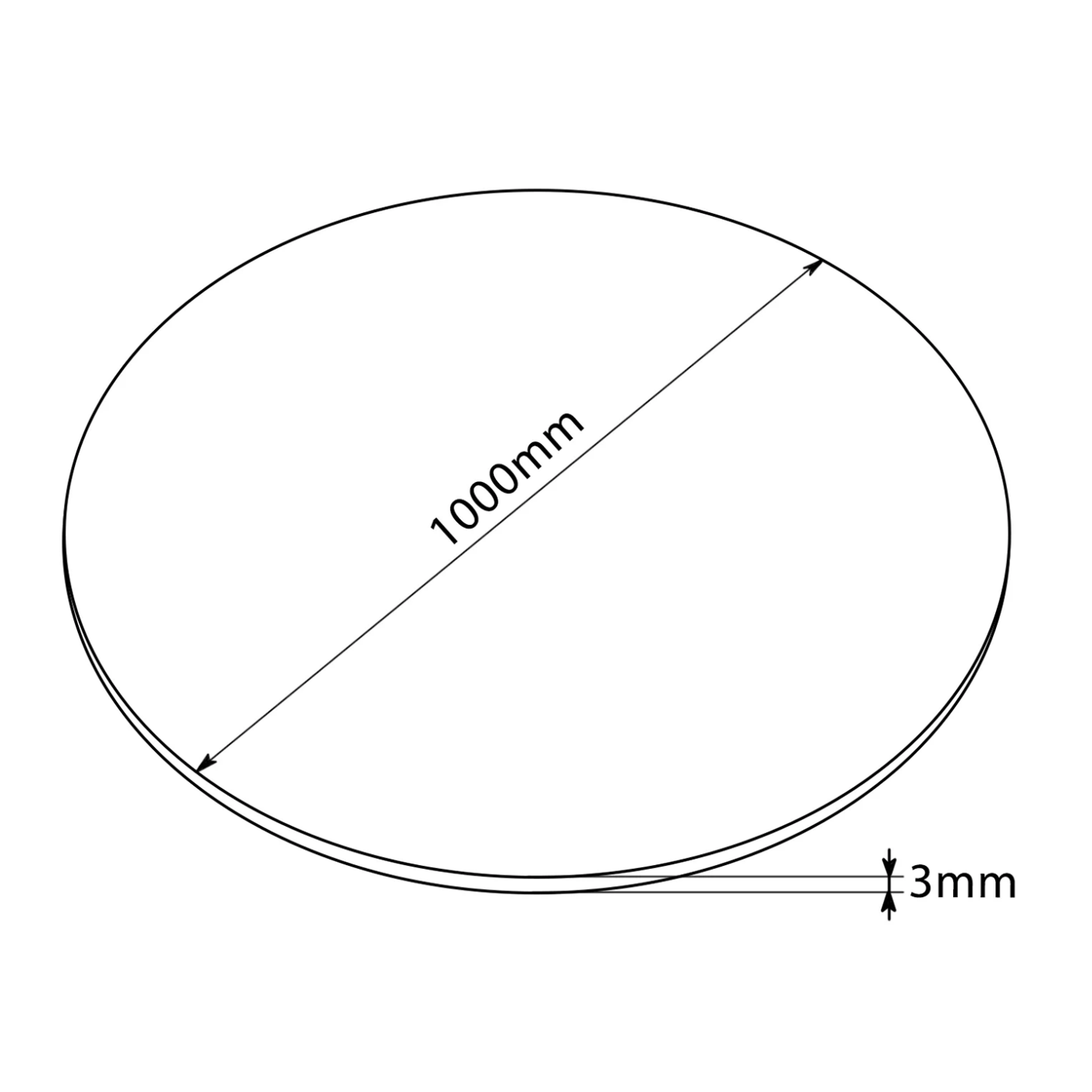 NanoRS Podna prostirka, promjer 100 cm - RS172