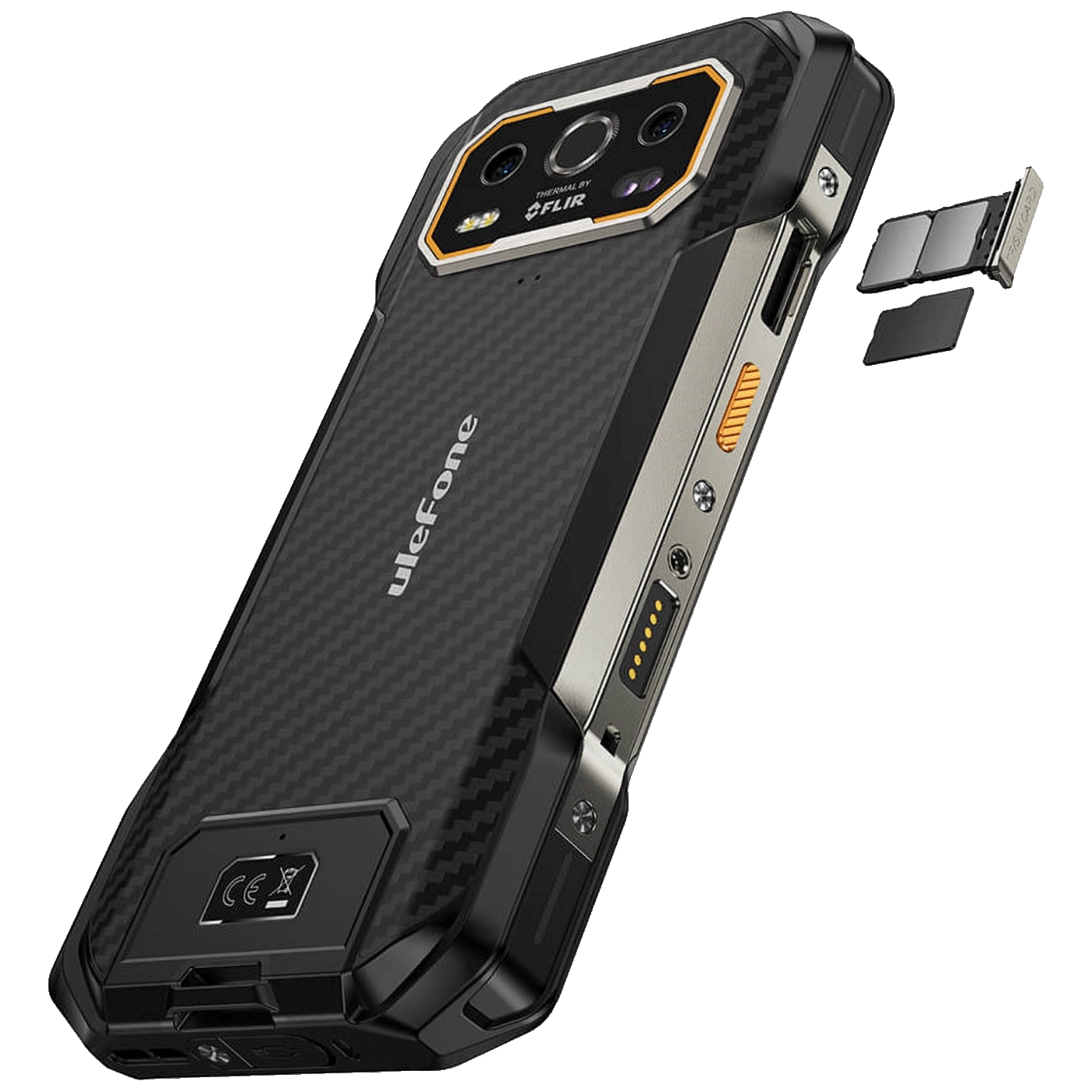 ulefone Smartphone 6.78", RAM 12GB, DualSIM, 10600mAh, 50Mpx - Armor 27T 12GB/256GB Black