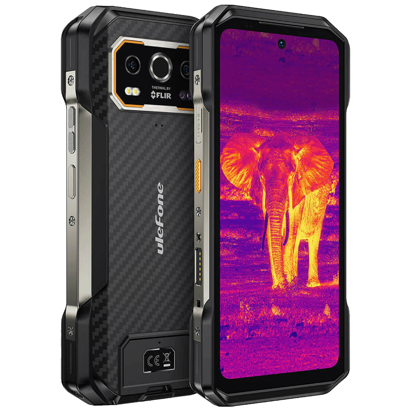 ulefone Smartphone 6.78", RAM 12GB, DualSIM, 10600mAh, 50Mpx - Armor 27T 12GB/256GB Black